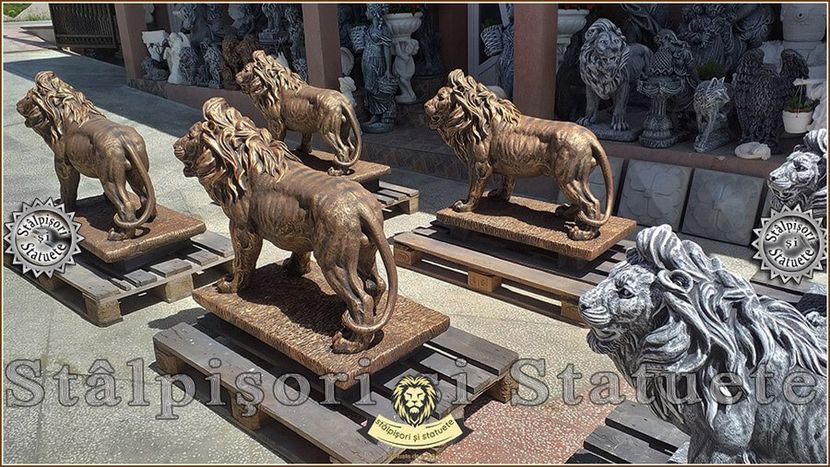 Image01288 - Decoratiuni de grădină din ciment alb și dioxid de titan