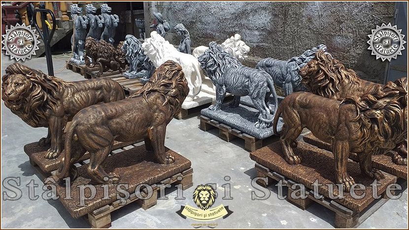 Image01289 - Decoratiuni de grădină din ciment alb și dioxid de titan