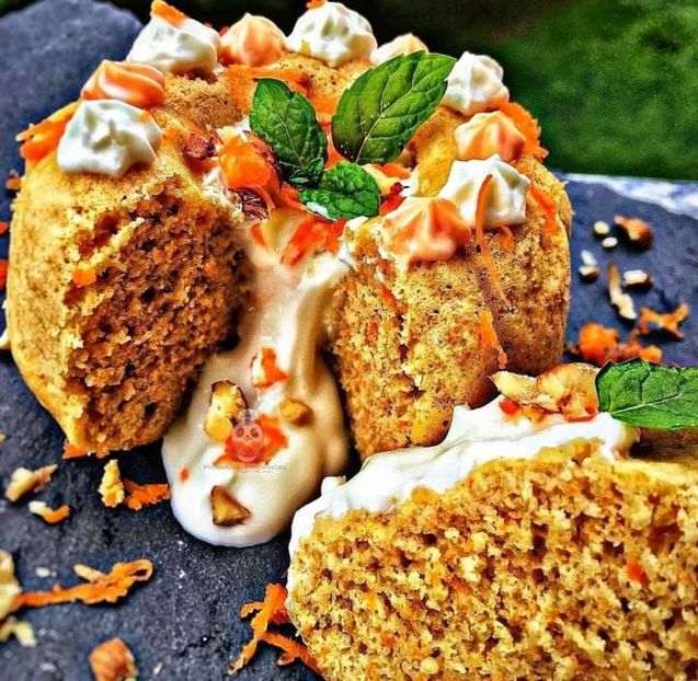  - Carrot lava cake