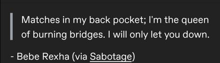  - am i too good to be gone