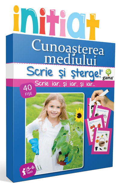 Cunoaşterea mediului • 5-6 ani - Scrie și șterge! Inițiat 5-7 ani