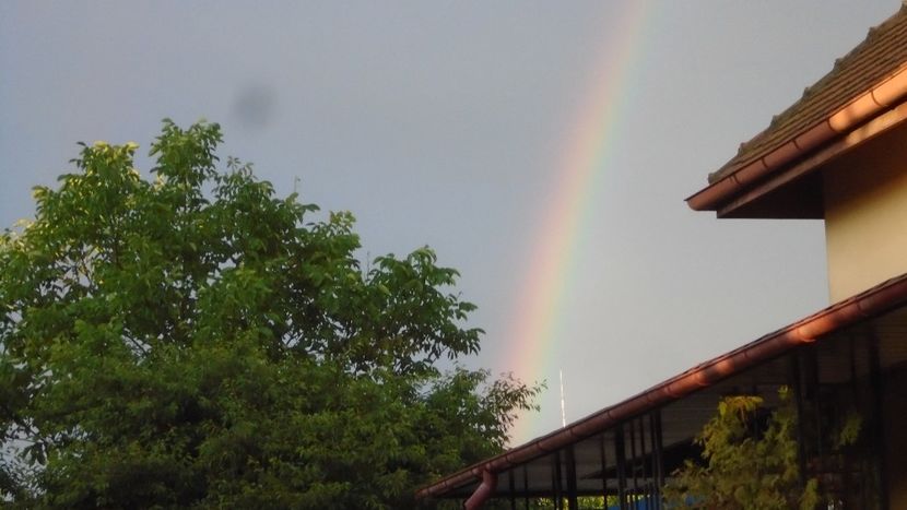 19 iun. - Curcubeu dupa una dintre sutele de ploi - Primavara 2021-2022-2023