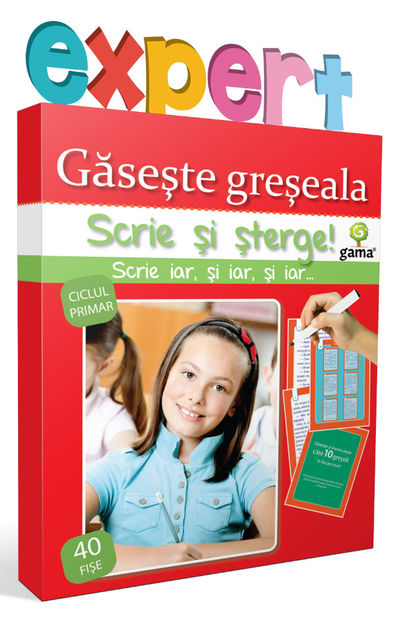 Găseşte greşeala 8-10 ani - Scrie și șterge! Expert Limba română 7-10 ani