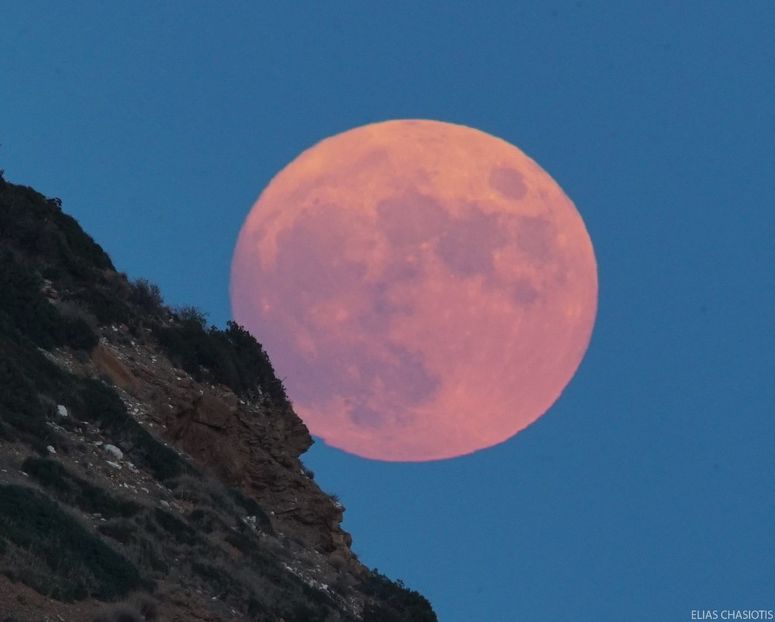 Luna plina in Capricorn - Cape Sounion, templul lui Poseidon, Grecia - Luna - Soarele si norii - 2