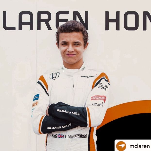 ◊ 28 jul 2021, Lando made his F1 debut in 2017 in Hungary ◊ - i am an artist the track is my canvas and the car is my brush