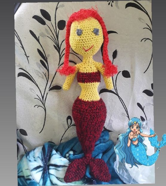 Sirena crosetata - Obiecte crosetate de mine