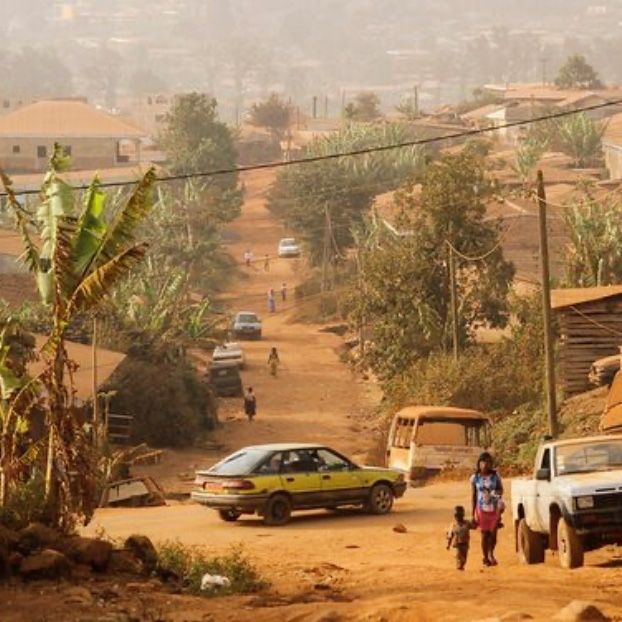 red cross cameroon brought me in this beautiful little town near foumban - Collection of Tintypes