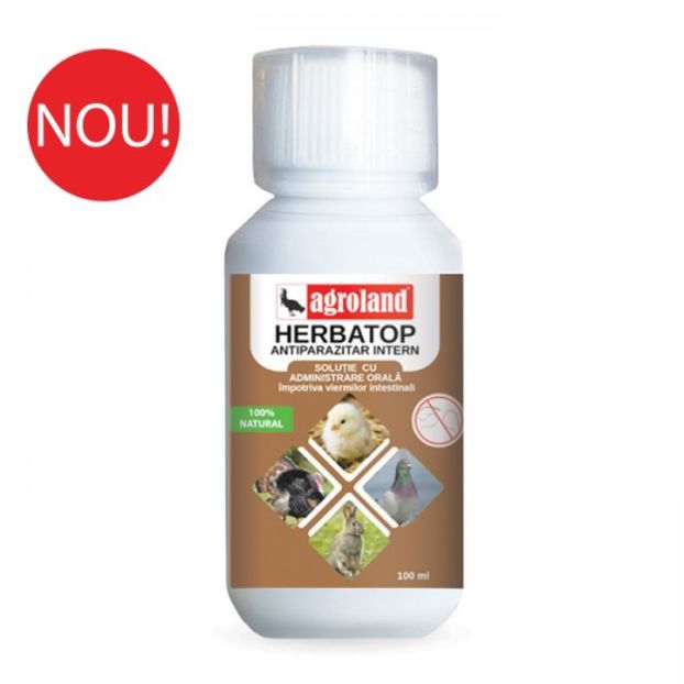 herbatop-antiparazitar-intern-100ml - MEDICAMENTE PUI DE RASĂ
