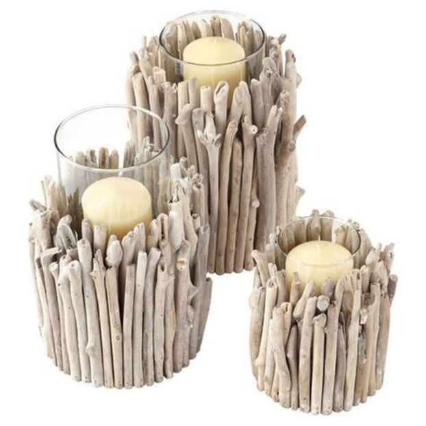 Suport-de-lumari-din-crengute - Deco