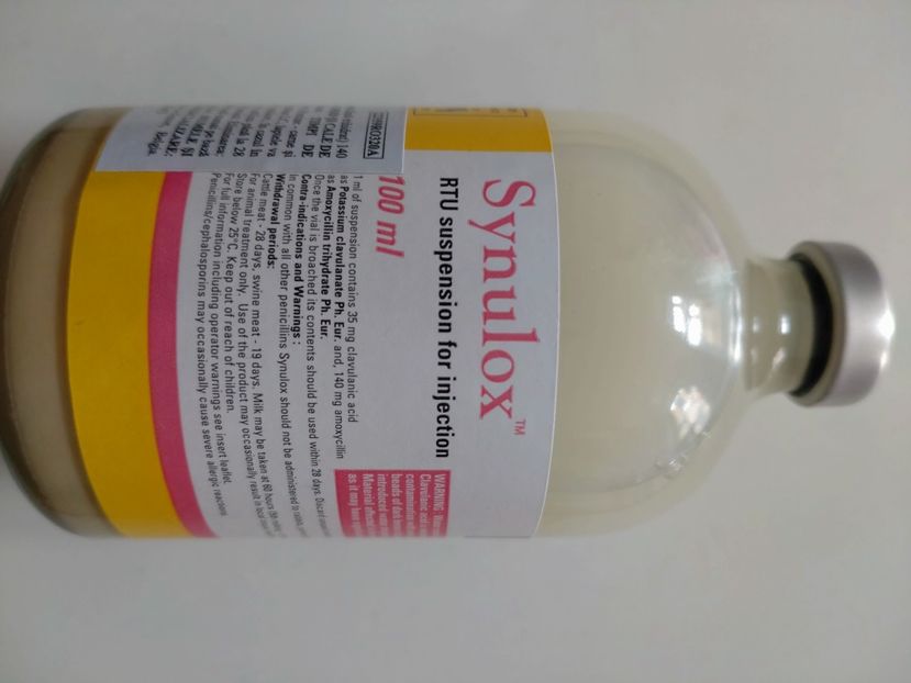 SYNULOX 100 ML INJ 250 RON - SYNULOX 100 ML INJ - 250 RON