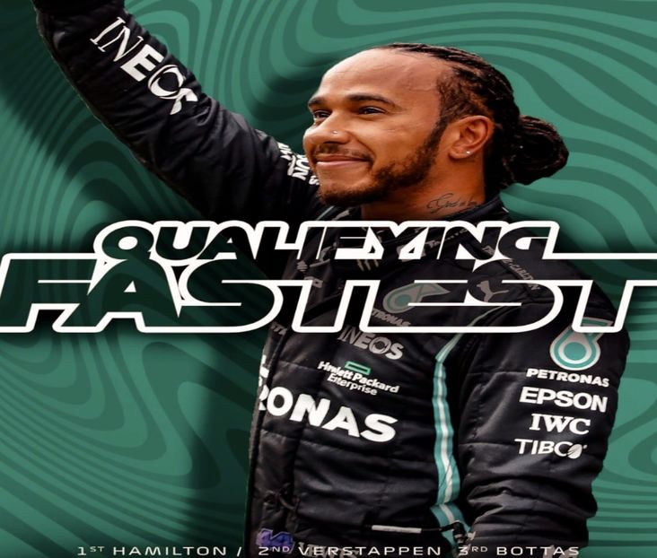 ◊ 12 nov 2021, LH got pole for the saturday sprint ◊ - i am an artist the track is my canvas and the car is my brush
