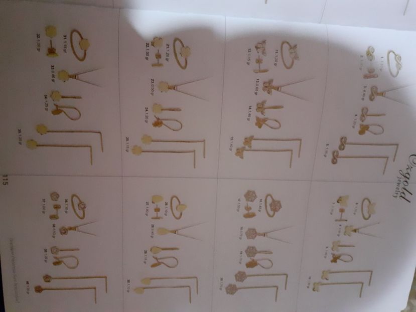  - Catalog aur și argint