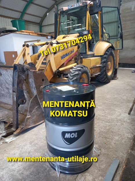 Mentenanță Komatsu  - Mentenanță Utilaje