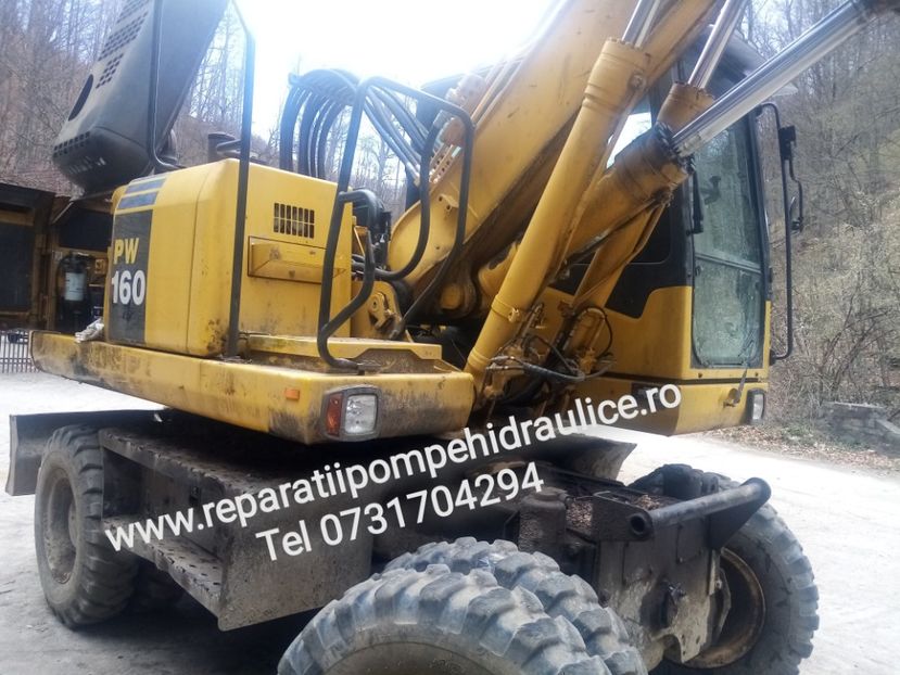 Reparatii Hidraulice komatsu PW160 - Mentenanță Utilaje