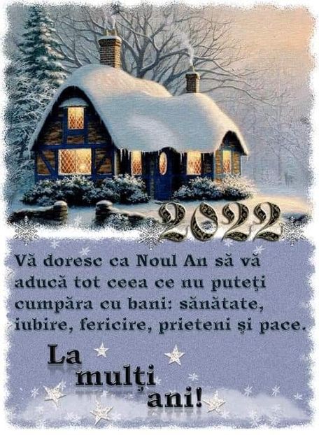 2022.01.01 - CRĂCIUN FERICIT 2023 și La mulți ani 2024 !