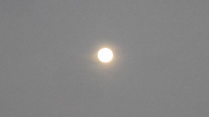 Luna plina in Rac - Luna - Soarele si norii - 3