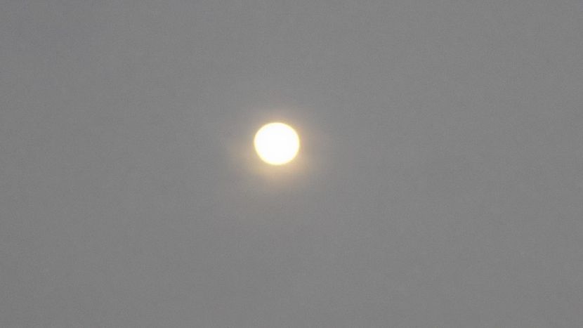 Luna plina in Rac - Luna - Soarele si norii - 3