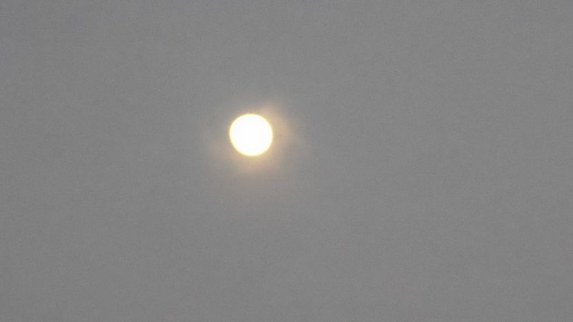 Luna plina in Rac - Luna - Soarele si norii - 3