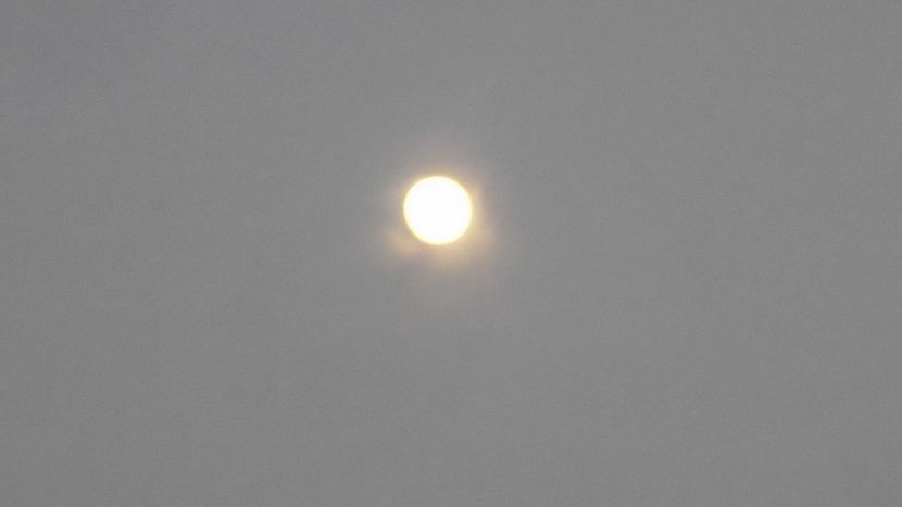 Luna plina in Rac - Luna - Soarele si norii - 3