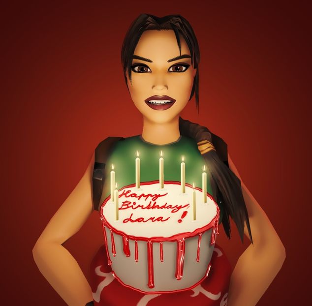 Happy Birthday Lara Croft ♥️ - - Sărbători Minunate!