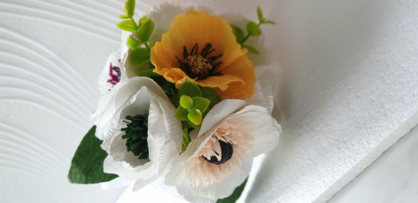  - Crepe paper flowers