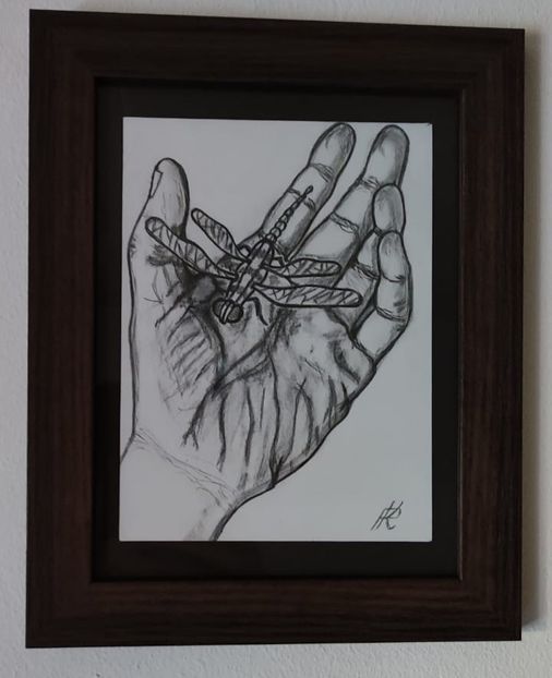 Mâna lui Dumnezeu - Desene grafice în creion