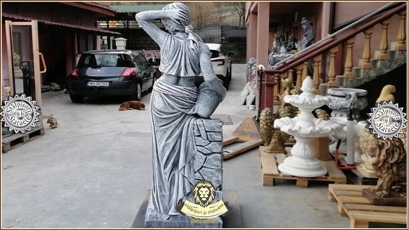 Image01739 - Decoratiuni de grădină din ciment alb și dioxid de titan