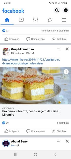 Screenshot_20220421-202815_Facebook - Prajitura cu branza cocos si gem de caise