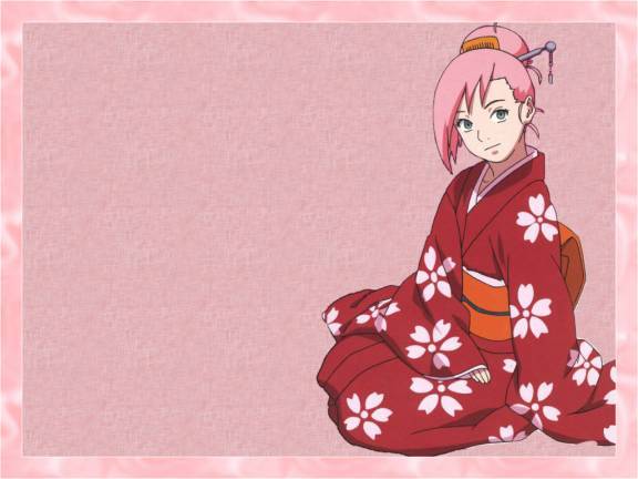 kimonoul sakurei - Poveste cu personajele din Naruto
