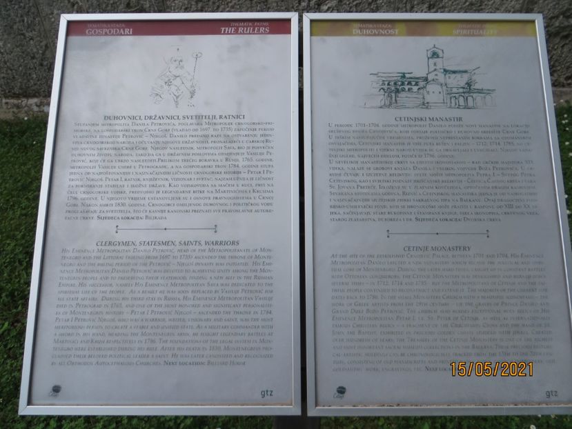  - 2 Kolasin - canionul Tara - Podgorica - Cetinje