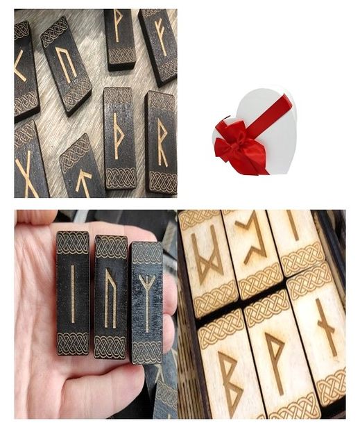 1 - rune set cadou amuleta de protectie sanatate si prosperitate engros