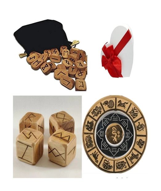 8 - rune set cadou amuleta de protectie sanatate si prosperitate engros