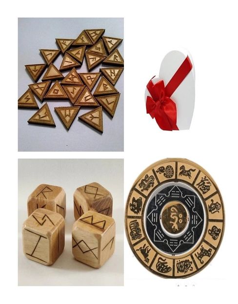10 - rune set cadou amuleta de protectie sanatate si prosperitate engros