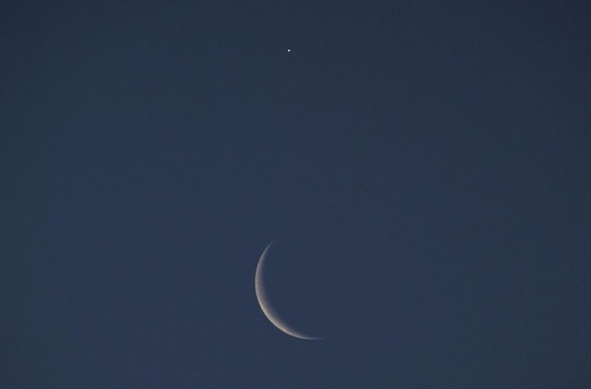 Conjunctie Luna - Venus in Taur - Luna - Soarele si norii - 3