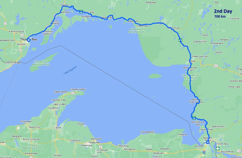 Day2 - Ottawa to Calgary by car