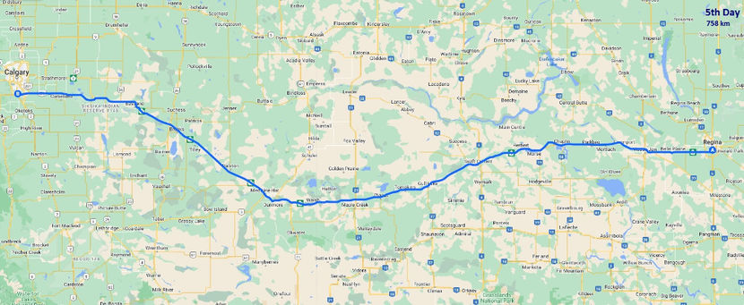 Day5 - Ottawa to Calgary by car
