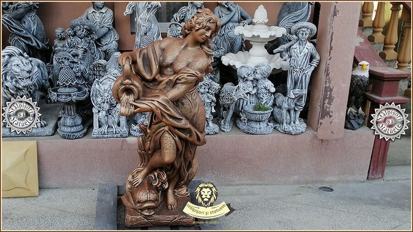 Image01846 - Decoratiuni de grădină din ciment alb și dioxid de titan