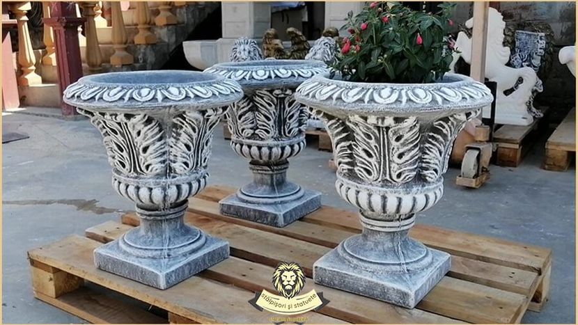 Image01853 - Decoratiuni de grădină din ciment alb și dioxid de titan