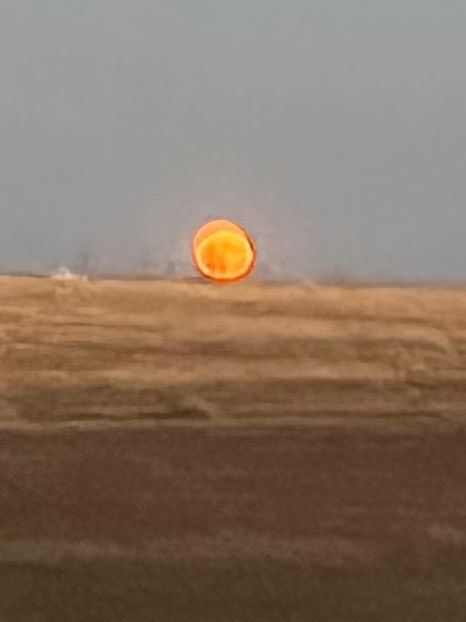 Seara când răsare luna - Apus  de soare