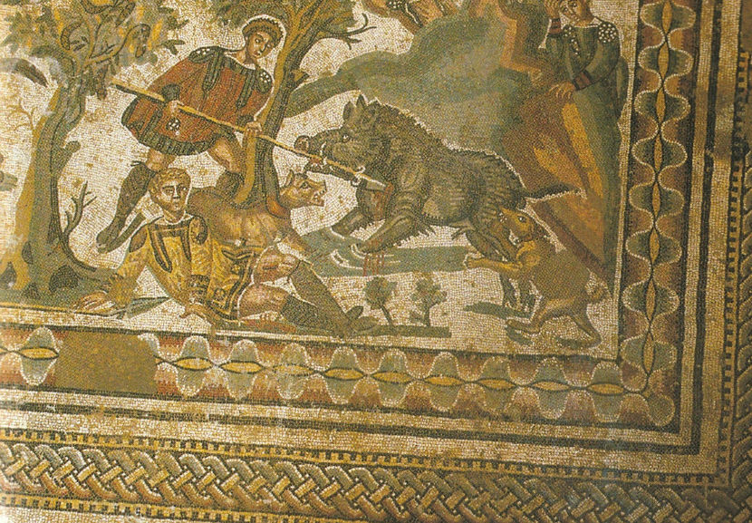 Piazza Armerina. Vila romană. Scene de vânătoare - Sicilia