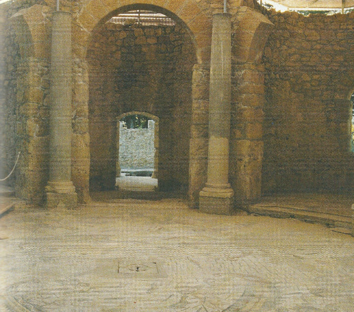 Piazza Armerina. Vila romană. Frigidarium - Sicilia