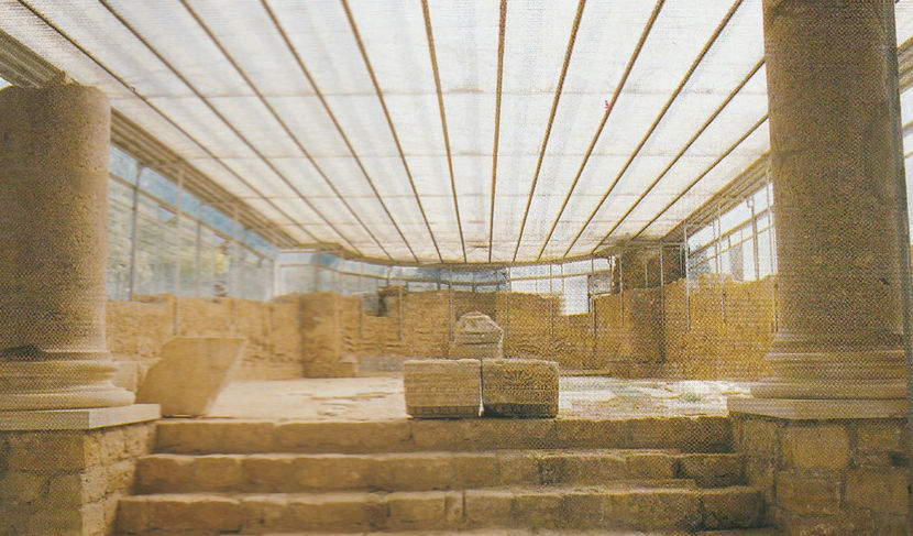 Piazza Armerina. Vila romană. Sala de judecată - Sicilia