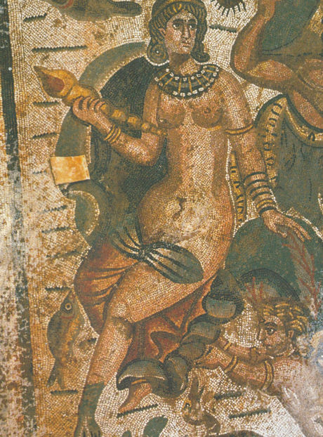 Piazza Armerina. Vila Romană. Nereide - Sicilia