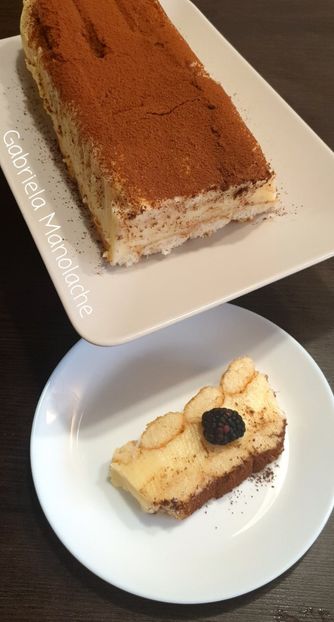  - Prajitura cu budinca de vanilie și pișcoturi