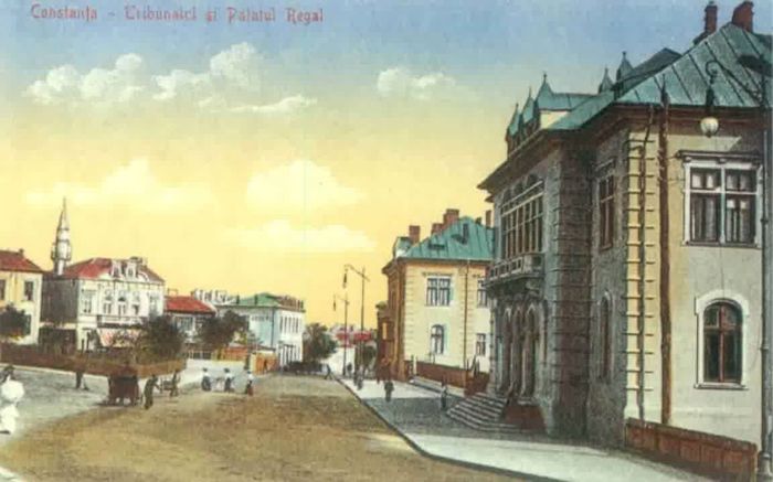 Tribunalul si Palatul Regal 1920 - constanta ieri