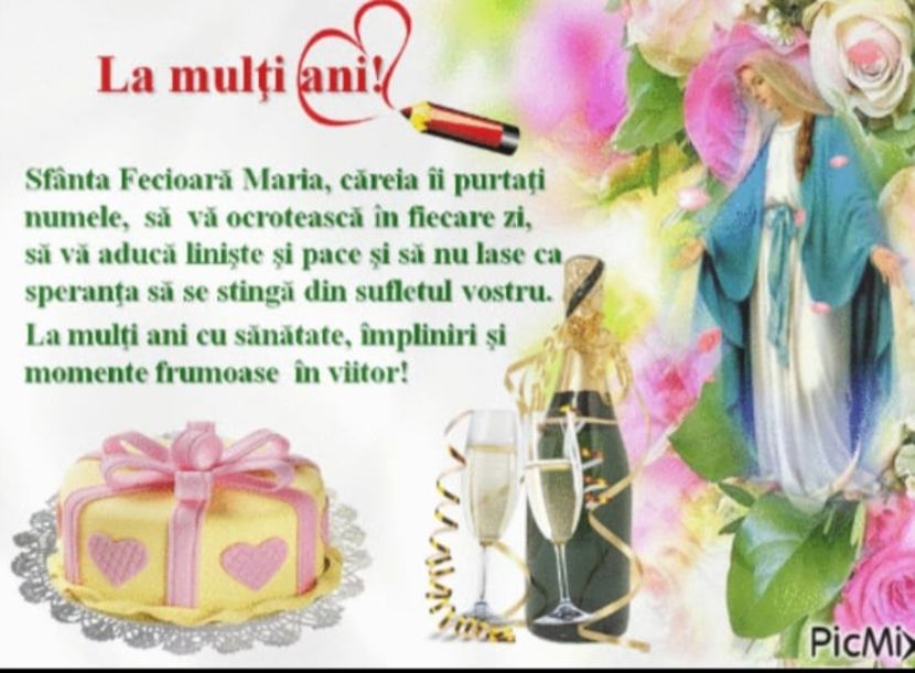 15.08.2022 - La mulți ani Maria