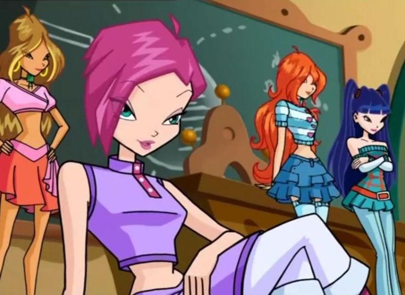 Flora, Tecna, Bloom, Musa - Winx Club