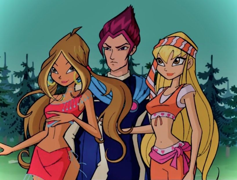 Flora, Riven, Stella - Winx Club