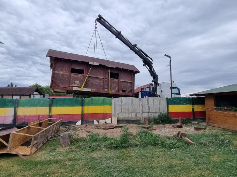 RIDICARE CU MACARAUA - VOLIERA RELOCATA