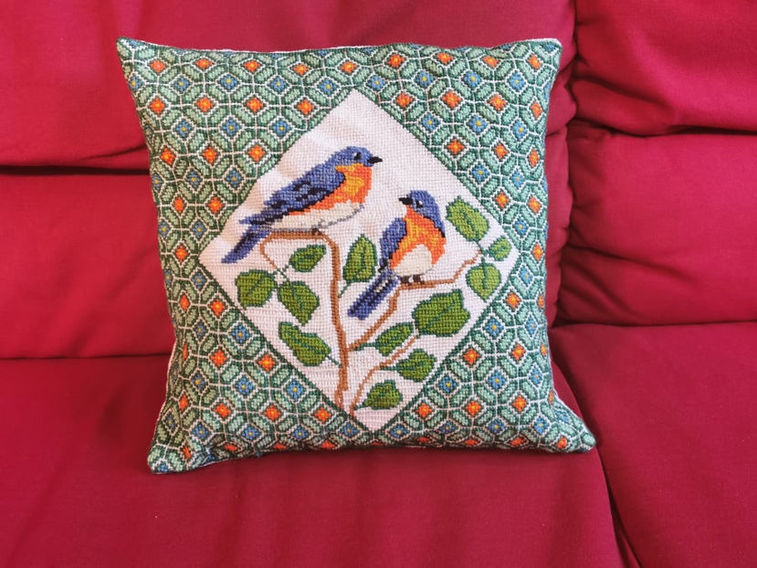 Perinuța goblen păsări - Lucru de mana